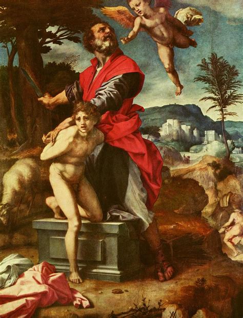 Il Sacrificio Di Isacco The Sacrifice Of Isaac Painting By Andrea Del