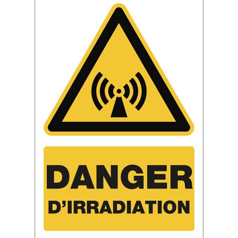 Panneau Picto Danger D Irradiation Danger Radioactif