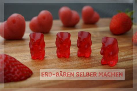 Erdbeer Gummibärchen selber machen