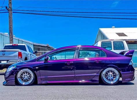 Purple Honda Civic Sedan