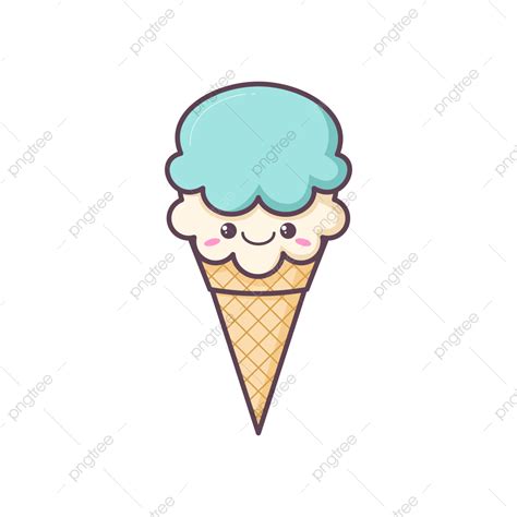 Lindo Helado Purpura Kawaii Icono Png Helado Kawaii Logo Png Y Psd