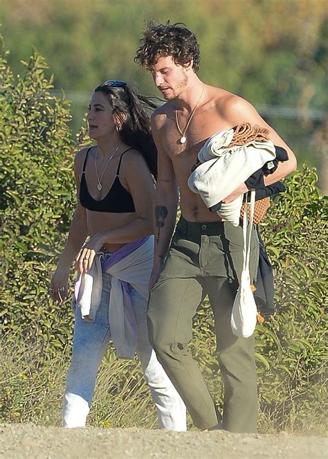 Charlie Travers And Shawn Mendes At Zuma Beach In Malibu