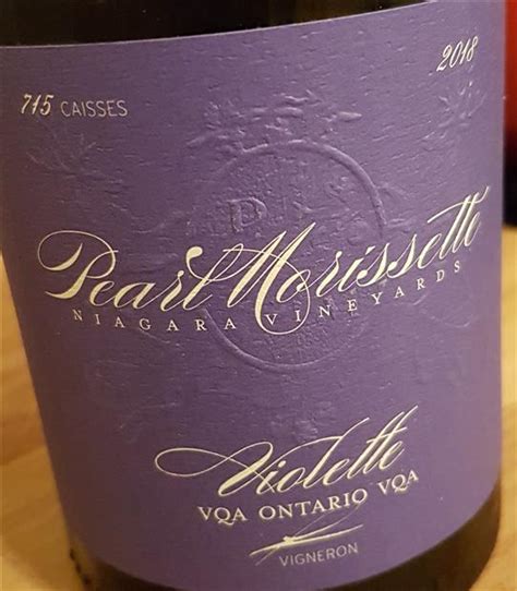 2018 Pearl Morissette Estate Winery Cabernet Franc Violette Canada