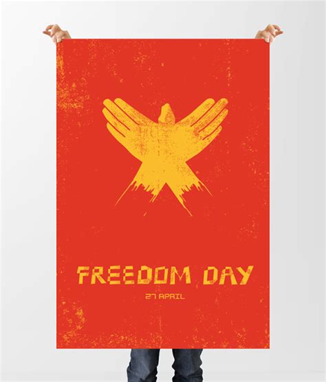 Freedom Day Poster 27 April Behance