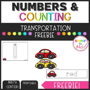 Transportation Counting Cars W Printable Roads Tracing Numbers 1 10