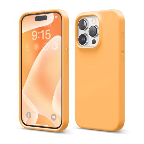 Elago Liquid Silicone Case Iphone Pro Max Orange