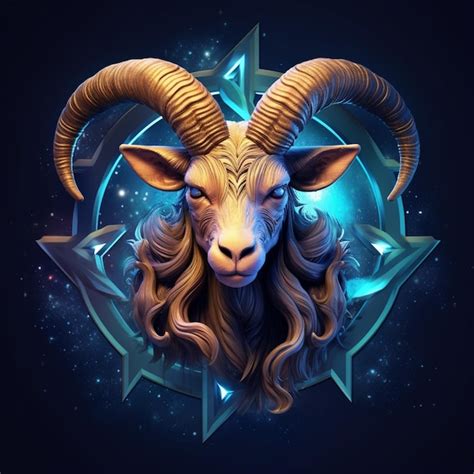 Premium AI Image Zodiac Symbol In Capricorn