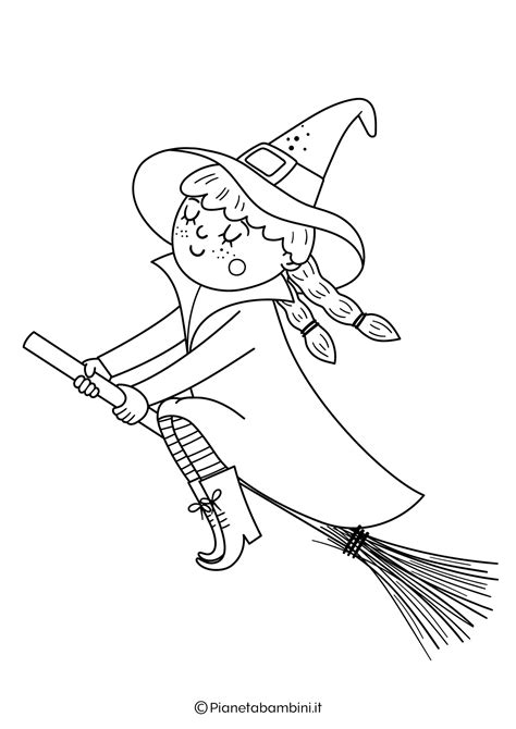 Disegni Della Befana Da Colorare Pianetabambini It