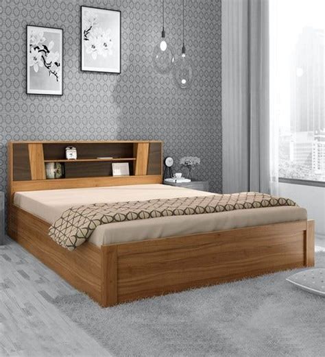 Buy Kosmo Arthur Queen Size Bed With Storage By Spacewood Online