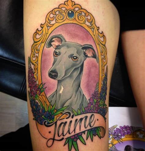 10 Breathtaking Greyhound Tattoo Ideas | Pet Reader