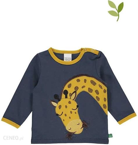 Freds World By GREEN COTTON Koszulka W Kolorze Granatowo Musztardowym