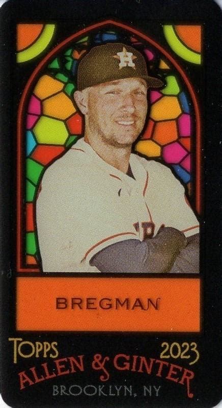 2023 Topps Allen Ginter Mini Stained Glass 36 Alex Bregman