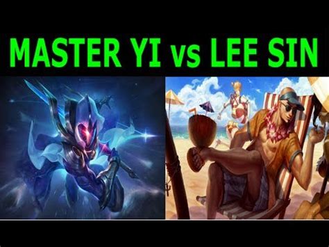 Master Yi Vs Lee Sin Jungle Full League Of Legends Gameplay German