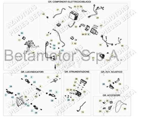 EQUIPEMENT ELECTRIQUE pièces BETA neuves Pieces BETA RR 2T 250 2018