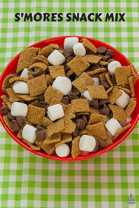 Smore Snack Mix For Vbs Snack Mix Snacks Theme Snack