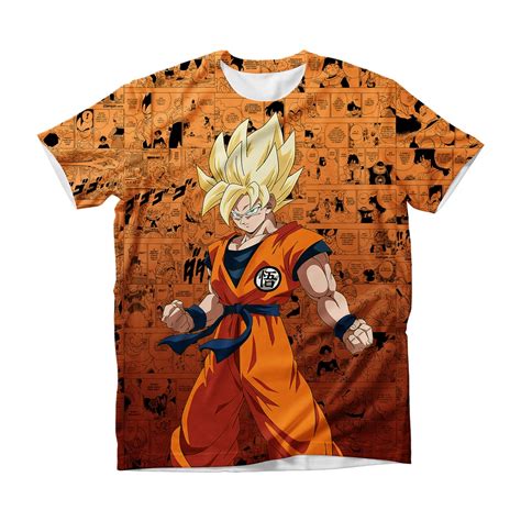 Camiseta Goku Super Saiyajin 2 Anime Dragon Ball Super Shopee Brasil