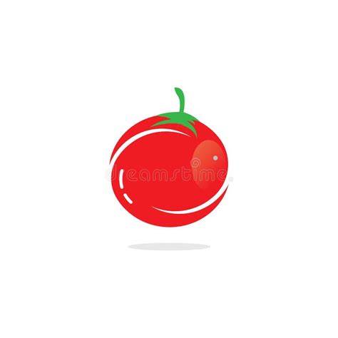 Tomato Logo Design Template Stock Vector Illustration Of Gardening