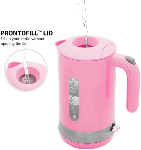 Ovente Electric Hot Water Kettle Liter With Prontofill Lid KP Series