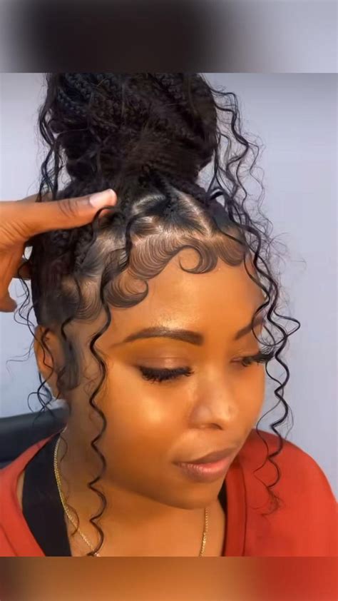 Knotless Braids Curly Hair Styles Naturally Natural Hair Styles For