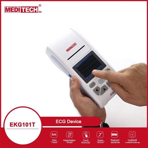 Meditech Handheld Ecg Ekg With Printer China Single Channel Ecg And