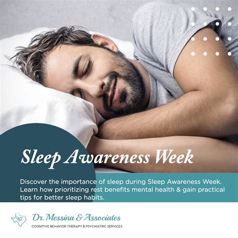 Sleep Awareness Week Prioritizing Rest For Mental Health Dr Messina And Associates