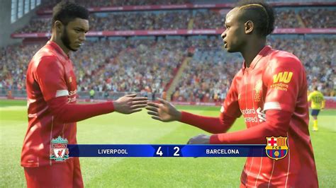 Pes Liverpool Vs Barcelona Uefa Champions League Semi Final