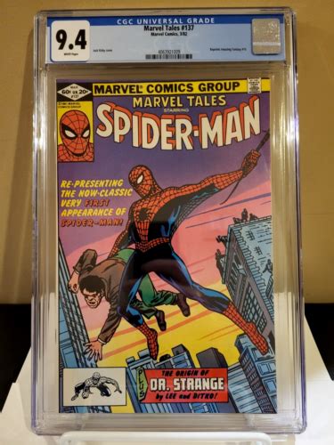 Marvel Tales Cgc Nm Wp St Reprint Of Amazing Fantasy