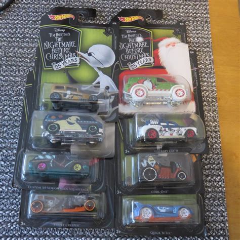 Hot Wheels Disneys Tim Burton S Set The Nightmare Before Christmas Years