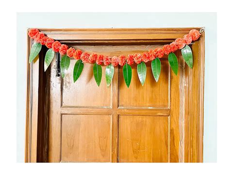 Buy Sphinx Artificial Marigold Andmango Leaves Simple Door Window Toran Door Hangings Festive