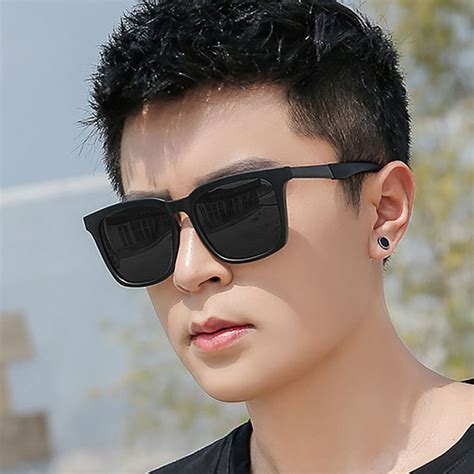 Ready Stock M Sia New Korean Stylish Square Men Sunglasses Glasses