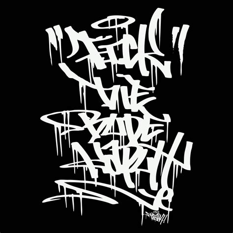 Black And White Graffiti Background