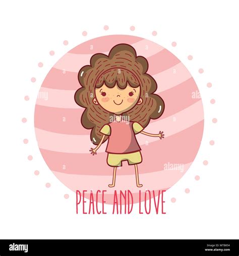 Peace And Love Cartoons Stock Vector Image And Art Alamy