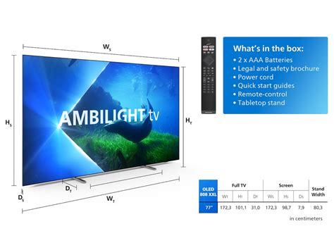 Philips K Uhd Ambilight Oled Tv Komplett Se