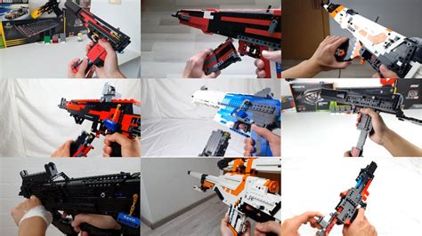 Lego Guns Asmr Reload Shooting Sounds No Music Youtube