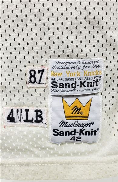 Lot Detail - 1987-88 Gerald Wilkins New York Knicks Game Worn Home ...