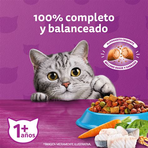 Whiskas Alimento Seco Para Gatos Adultos Pescado