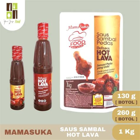 Mamasuka Saus Sambal Pedas Delisaos Hot Lava Kg G G Sachet Lazada Indonesia
