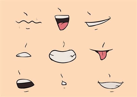 Learn To Draw Anime Mouth With Coloring