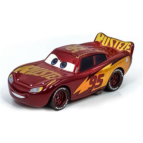 Disney Pixar Cars Fabulous Lightning Mcqueen Rust Eze 2016 Mattel Push