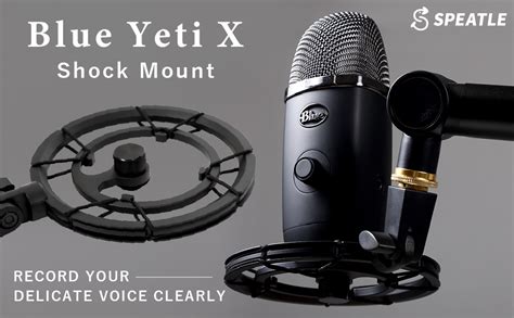 Speatle Blue Yeti X Shock Mount Compatible With Blue Yeti Xyetiyeti Nano