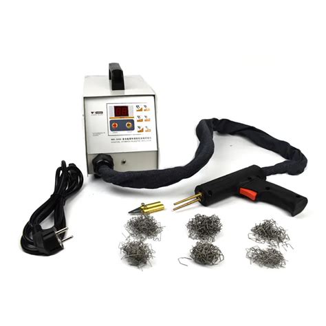 Adjustable Power Digital Display Hot Stapler Plastic Welding Machine With Smoothing Iron Pcs