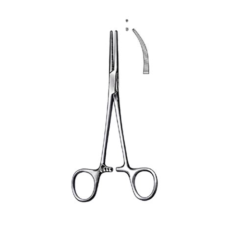 CRILE Hemostatic Forceps Curved 1 2 Teeth 14 Cm Vii Medical