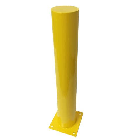 Safety Bollard Surface Mount 1200mm High X 200mm Diameter Yellow Unirack