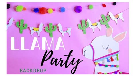 Fiesta Llama Party Manualidades Para Fiestas Infantiles