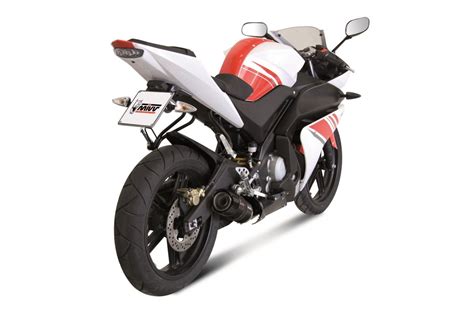 Escape Completo Homologado Mivv GP En Acero Negro Para YAMAHA YZF R 125