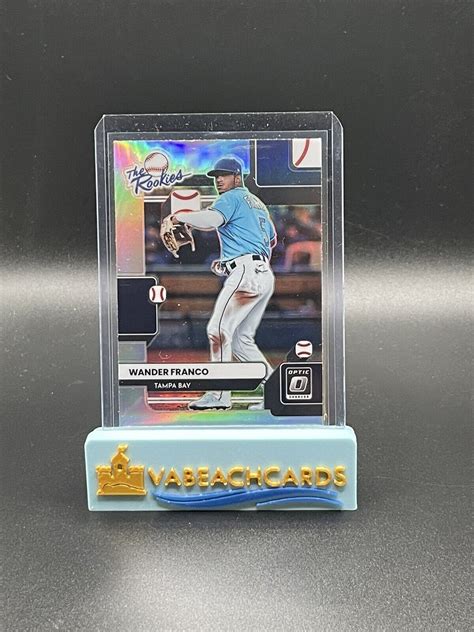 Wander Franco Rookie Holo Panini Donruss Optic Rays Baseball Card