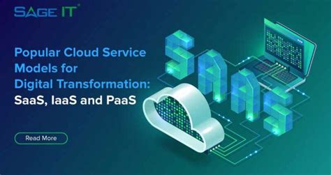 Popular Cloud Service Models For Digital Transformation Saas Iaas