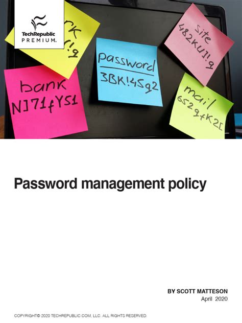 Trp Password Management Policy Pdf Password Information Security