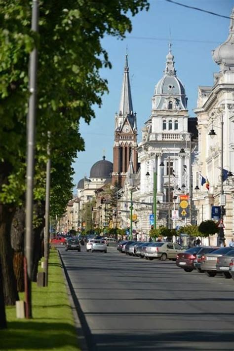 Street In Arad City Romania Romania Cities