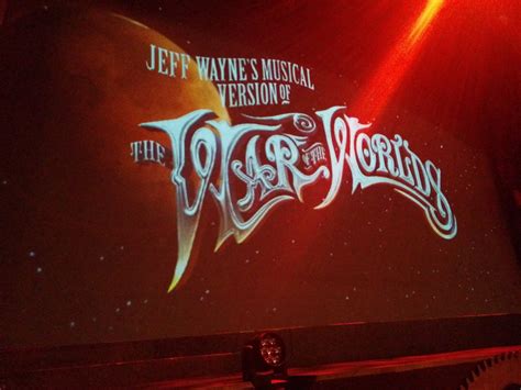 A Mothers Ramblings: Jeff Wayne's Musical Version of the War of The Worlds At The Dominion Theatre